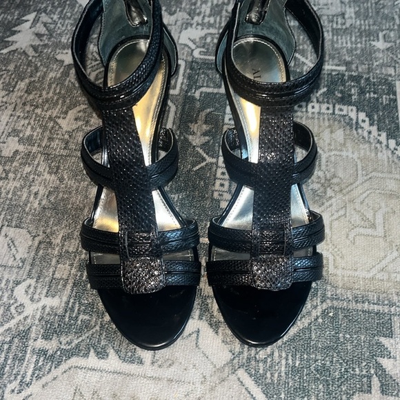 Alfani women’s Delia Black Sophisticated Heels size 8.5 - Picture 4 of 11